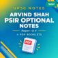 Arvind Shah PSIR Optional Notes PDF